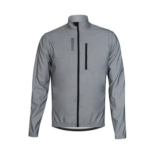 Men's Reflective Waterproof Cycling Jacket – Lightweight, Windproof & High-Visibility Gear