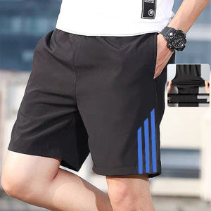 Three-bar Shorts Men's Sports Pants Quick-drying Stretch Fitness Pants