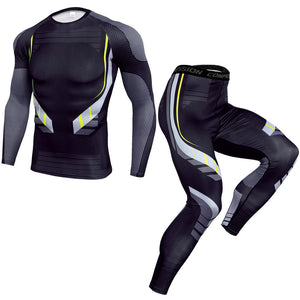 Outdoor fitness sports suit men's quick-drying pants