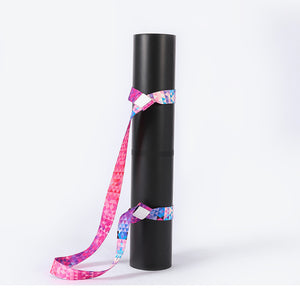 Factory Direct Sales Digital Printing Yoga Mat Strap Nylon Colorful Ratchet Tie Down Storage Belt Rope Yoga Stretch Belt