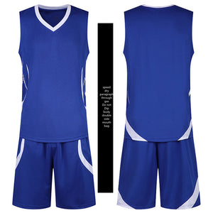 Basketball Sports Suit Men's Summer Casual Wear Sleeveless Thin Vest Running Suit Shorts Sportswear