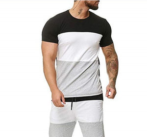 Outdoor Sports and Leisure Color Matching T Sleeve Men