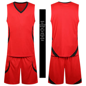 Basketball Sports Suit Men's Summer Casual Wear Sleeveless Thin Vest Running Suit Shorts Sportswear